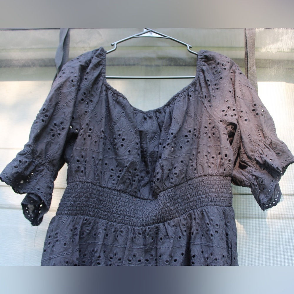 NWT Pretty Garden Black Babydoll Dress - Picture 10 of 12